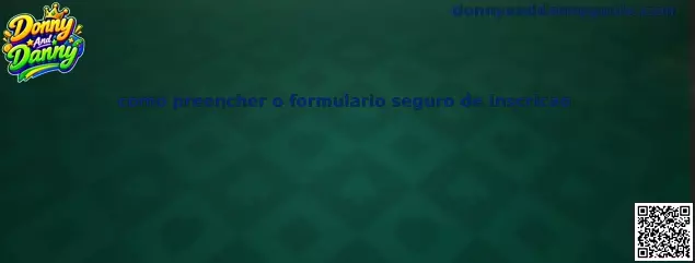 Formulário de Inscrição
